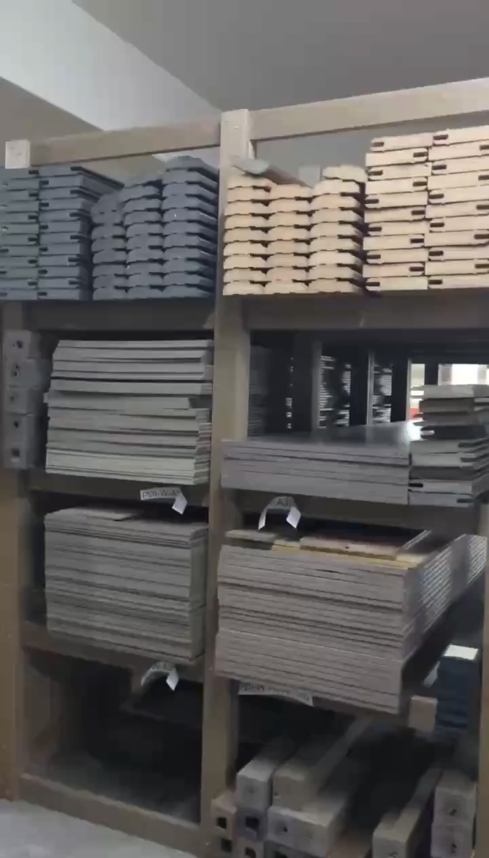 襯板斷面與色系